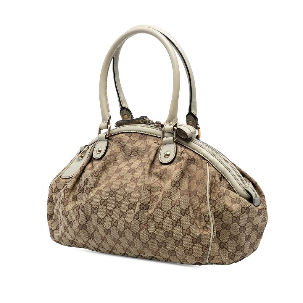 Gucci GG Canvas Sukey Satchel - 2