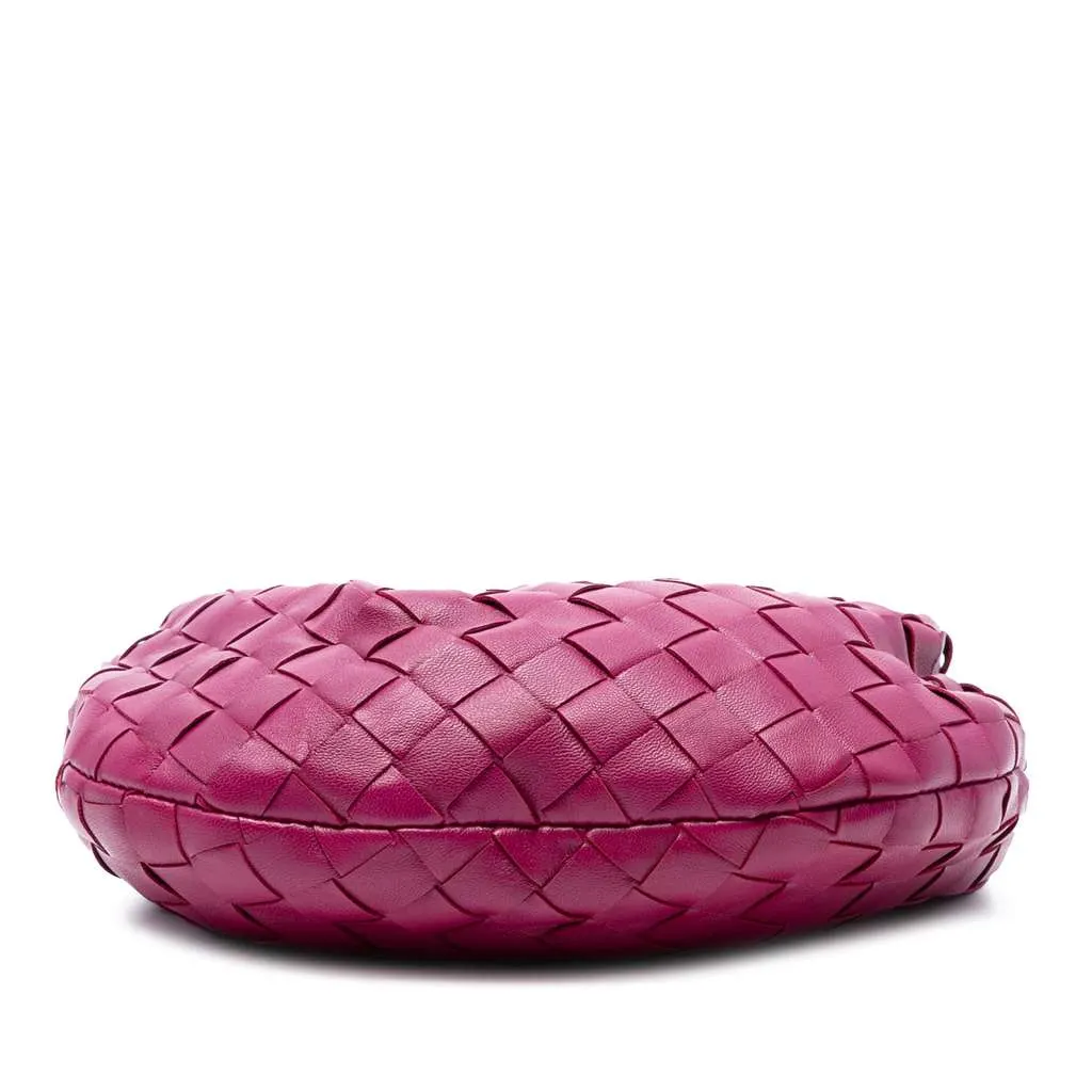 Bottega Veneta Mini Nappa Intrecciato Jodie Pink Leather Good - Inside View