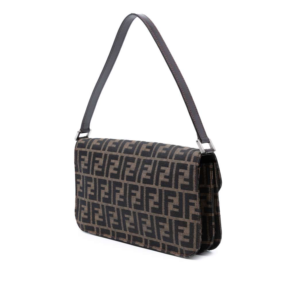 Fendi Zucca Canvas Shoulder Bag - 2