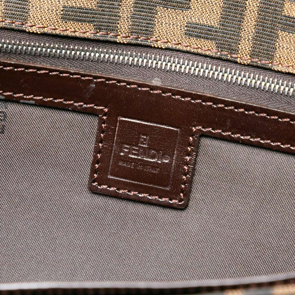 Fendi Zucca Canvas Shoulder Bag - 5