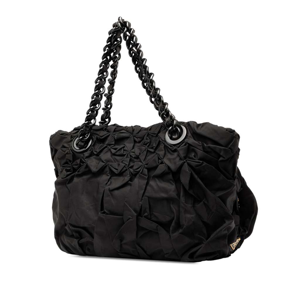 Prada Tessuto Origami Pleated Tote - 2