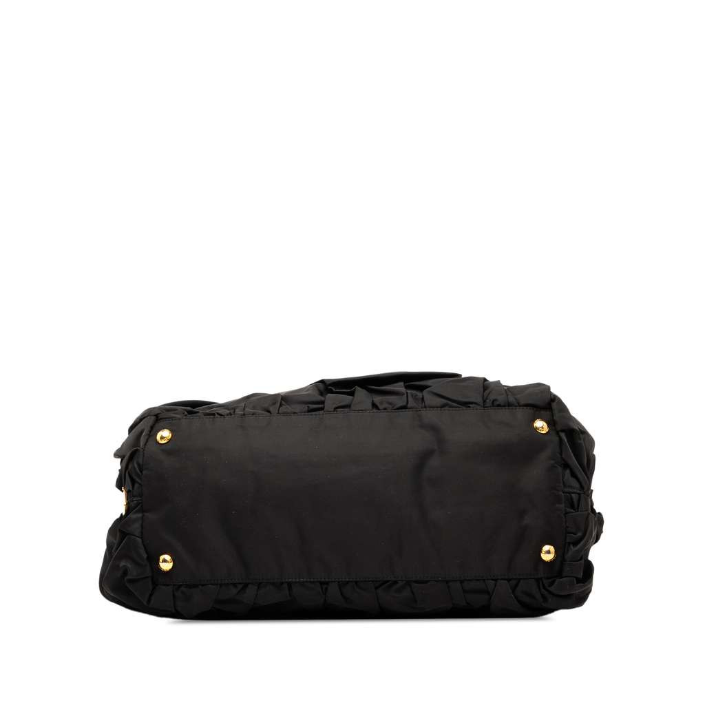 Prada Tessuto Origami Pleated Tote - 3