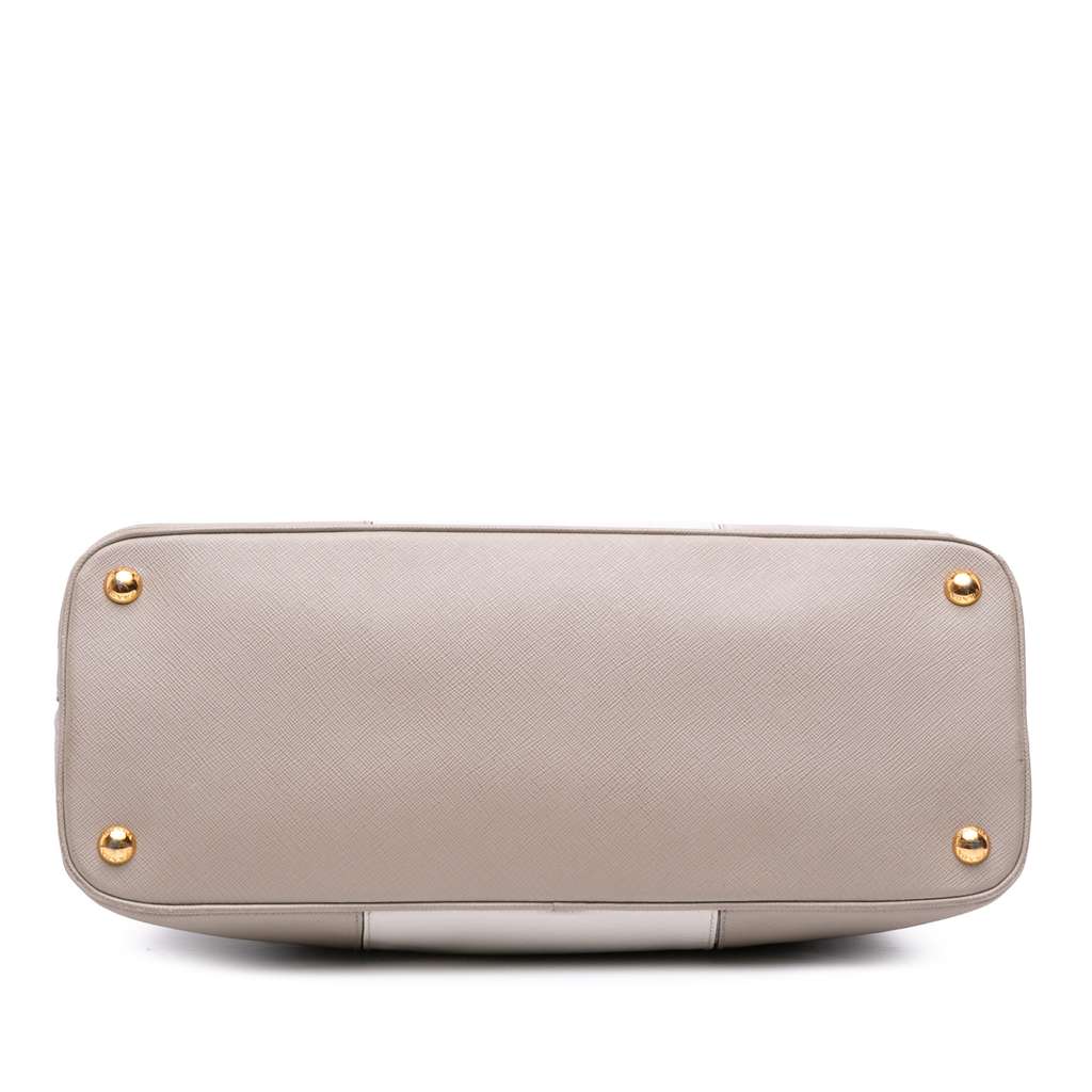 Prada Medium Bicolor Saffiano Lux Promenade Satchel - 3