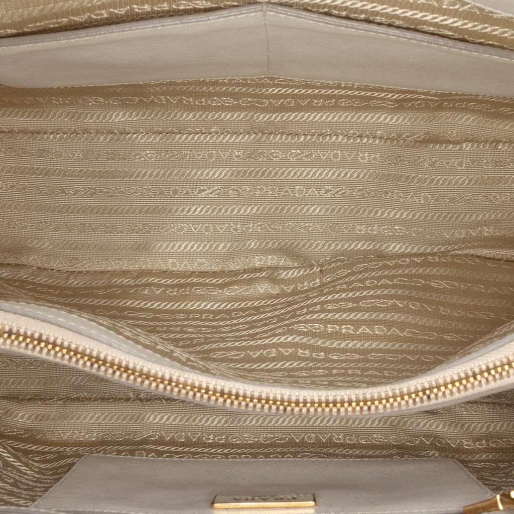 Prada Medium Bicolor Saffiano Lux Promenade Satchel - 4