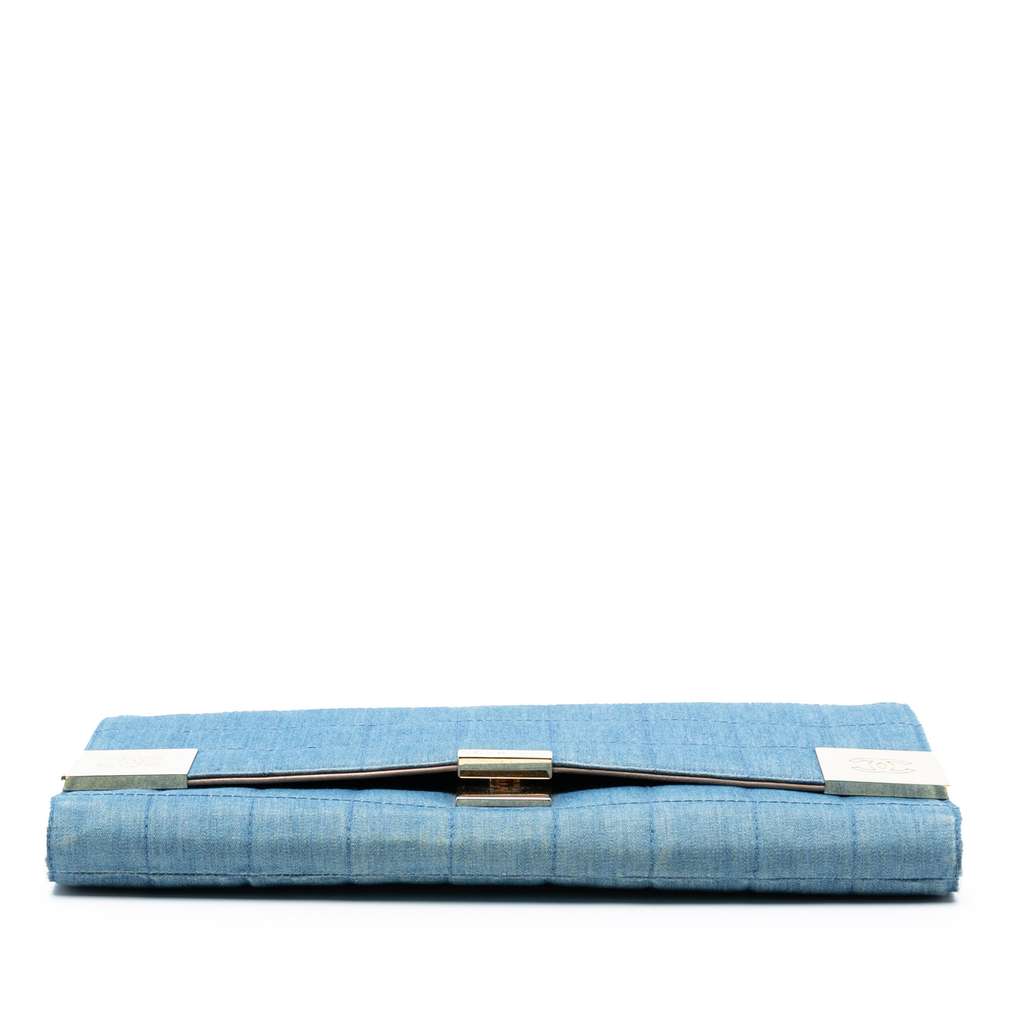 Chanel CC Chocolate Bar Denim Flap - 3