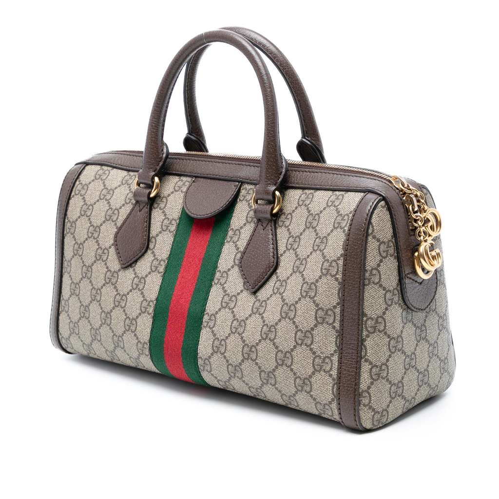 Gucci Medium GG Supreme Ophidia Top Handle Bag - 2