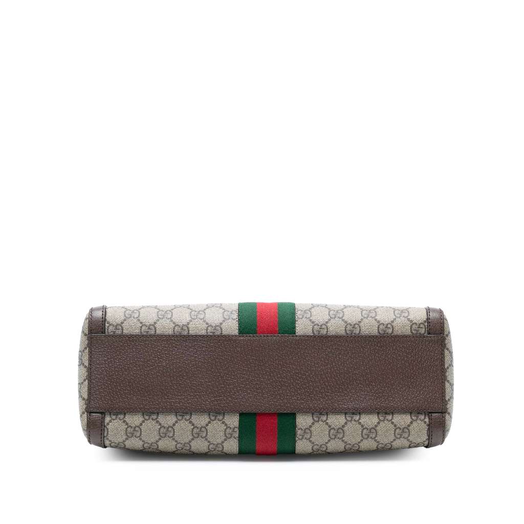Gucci Medium GG Supreme Ophidia Top Handle Bag - 3