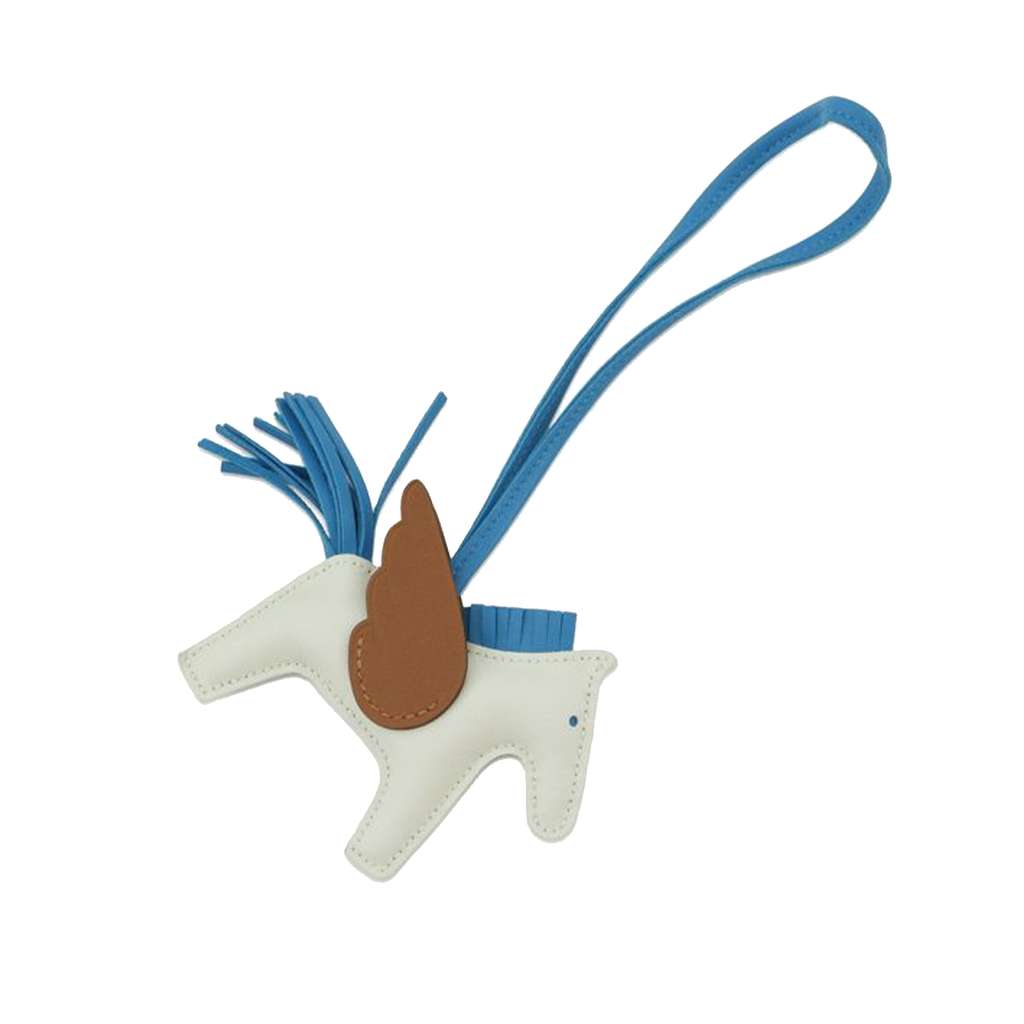 Hermès Milo Lambskin and Swift Grigri Rodeo Pegase Bag Charm PM - 2