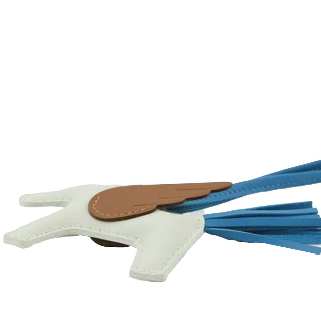 Hermès Milo Lambskin and Swift Grigri Rodeo Pegase Bag Charm PM - 5