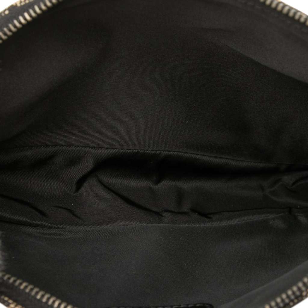 Dior Mini Diorissimo Canvas Saddle Pochette - 4