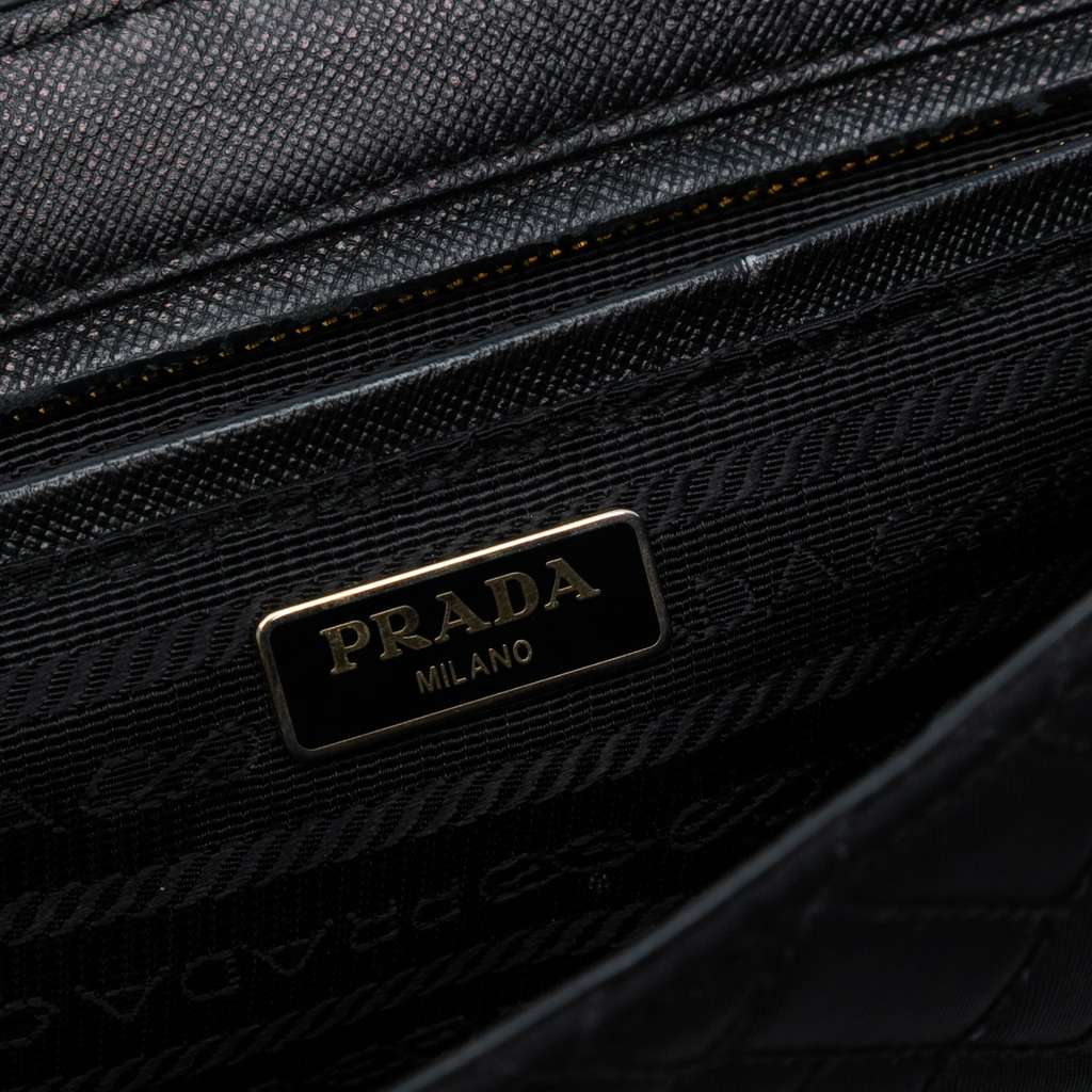 Prada Impuntu Tessuto Chain Crossbody - 5