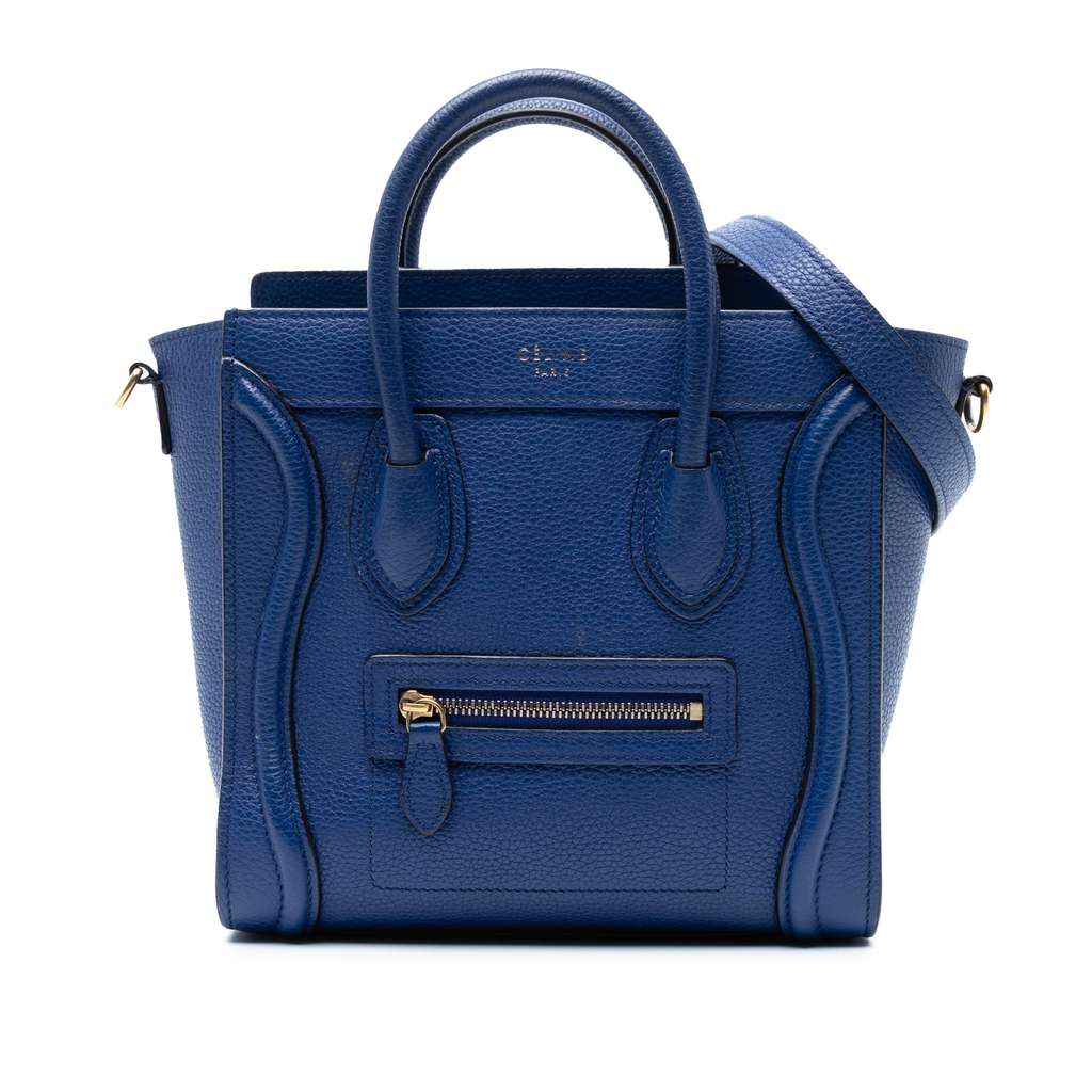 Celine Nano Leather Luggage Tote