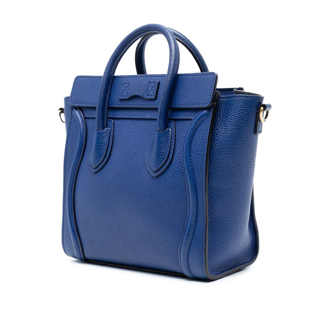 Celine Nano Leather Luggage Tote - 2