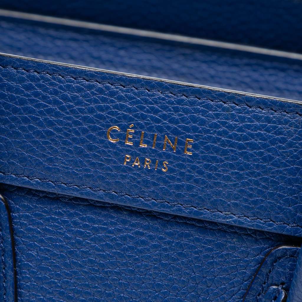 Celine Nano Leather Luggage Tote - 5
