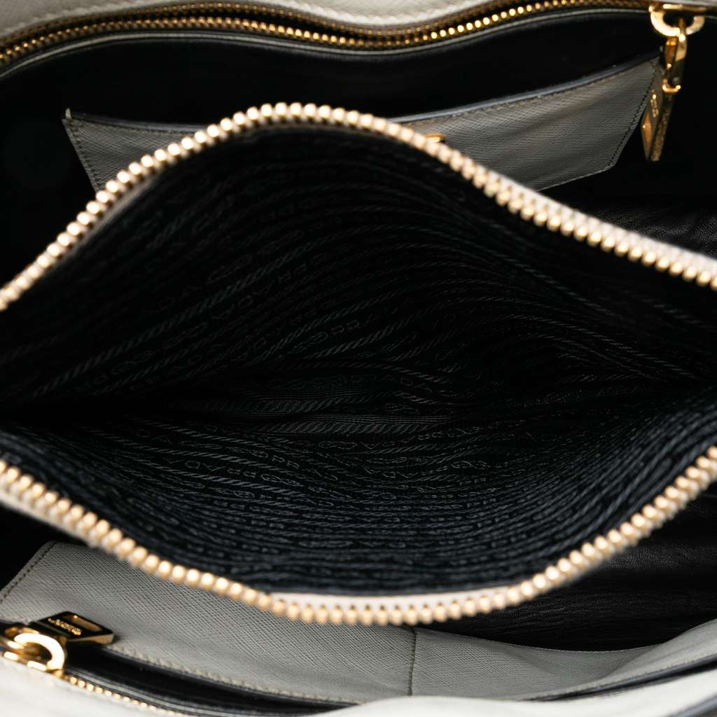 Prada Saffiano Soft Triple Pocket Tote - 4