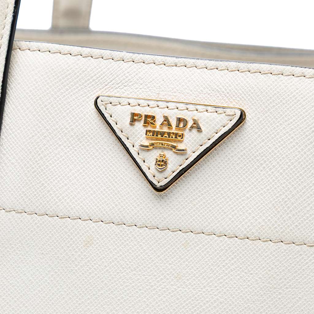 Prada Saffiano Soft Triple Pocket Tote - 5