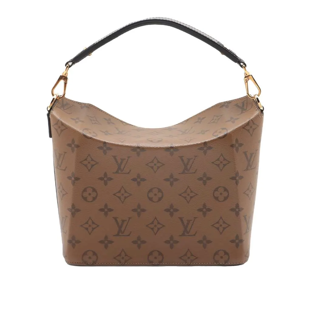 Louis Vuitton Monogram Reverse Bento Box Brown Good - Back View