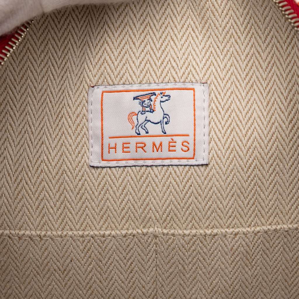 Hermès Large Canvas Bride A Brac Cabriole Case - 5