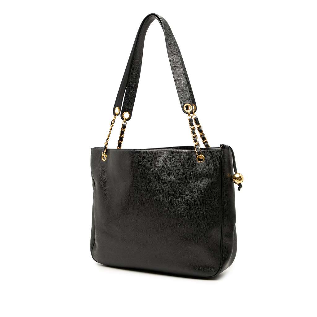 Chanel CC Caviar Chain Tote - 2
