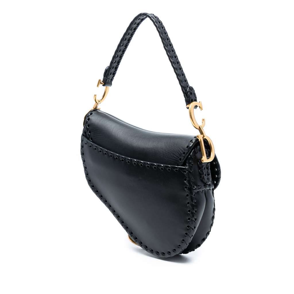 Dior Smooth Calfskin Braided Saddle Bag - 2
