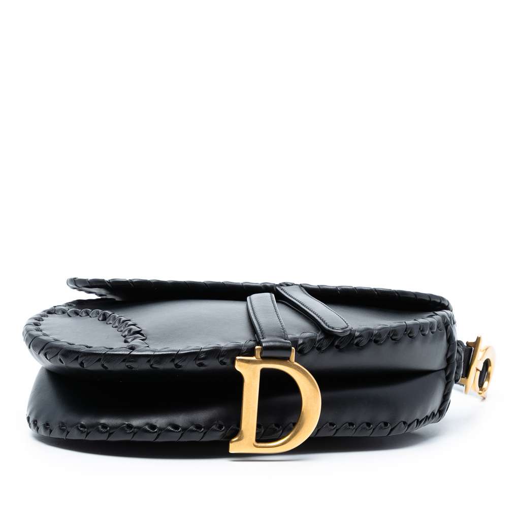 Dior Smooth Calfskin Braided Saddle Bag - 3