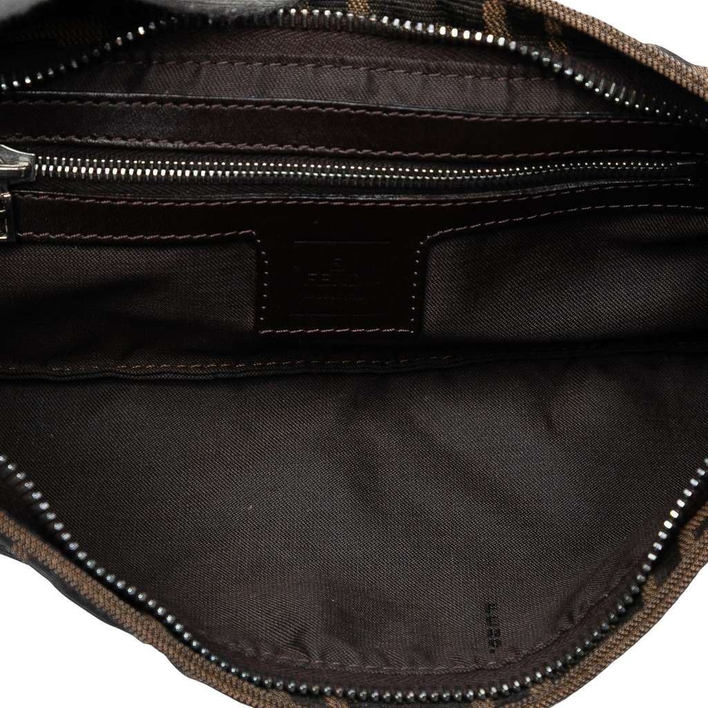 Fendi Zucca Canvas Shoulder Bag - 4