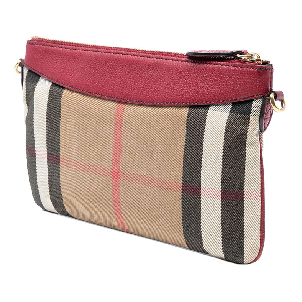 Burberry House Check Canvas Derby Peyton Crossbody - 2