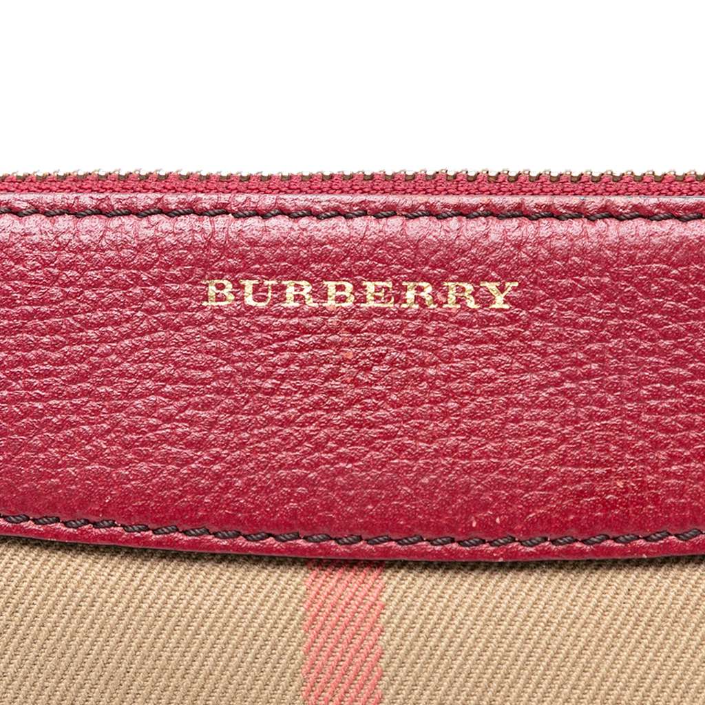 Burberry House Check Canvas Derby Peyton Crossbody - 5