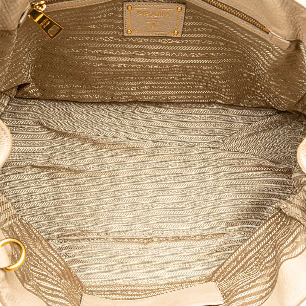 Prada Vitello Daino Open Convertible Tote - 4