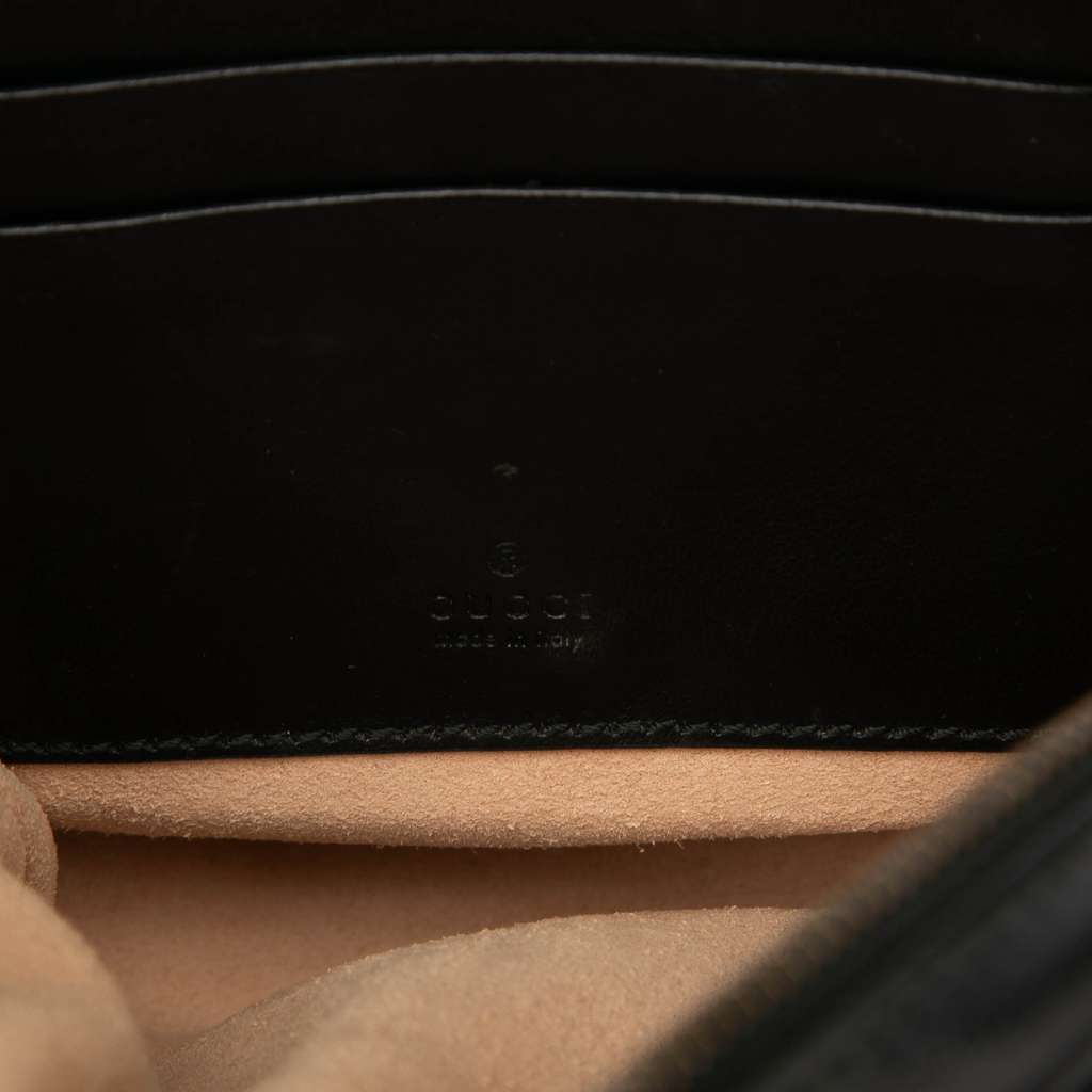 Gucci GG Marmont Matelasse Leather Round Wristlet Clutch - 5