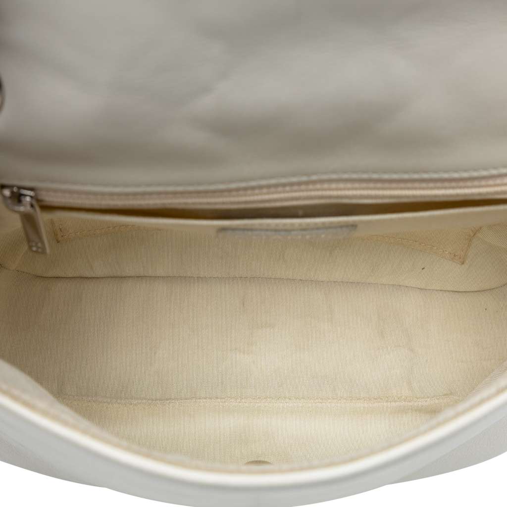 Chanel Quilted Lambskin and Metallic Trim Elementary Chic Flap - 4