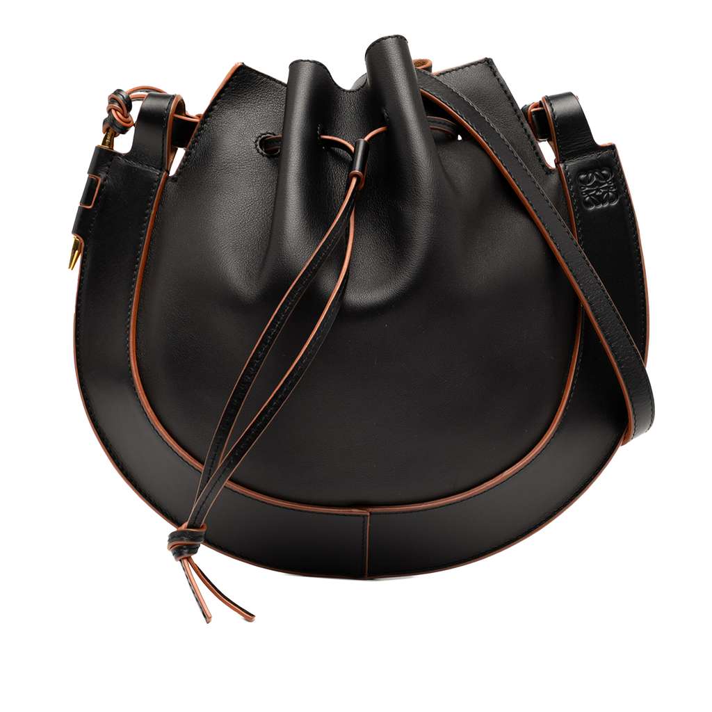Loewe Medium Leather Horseshoe Crossbody