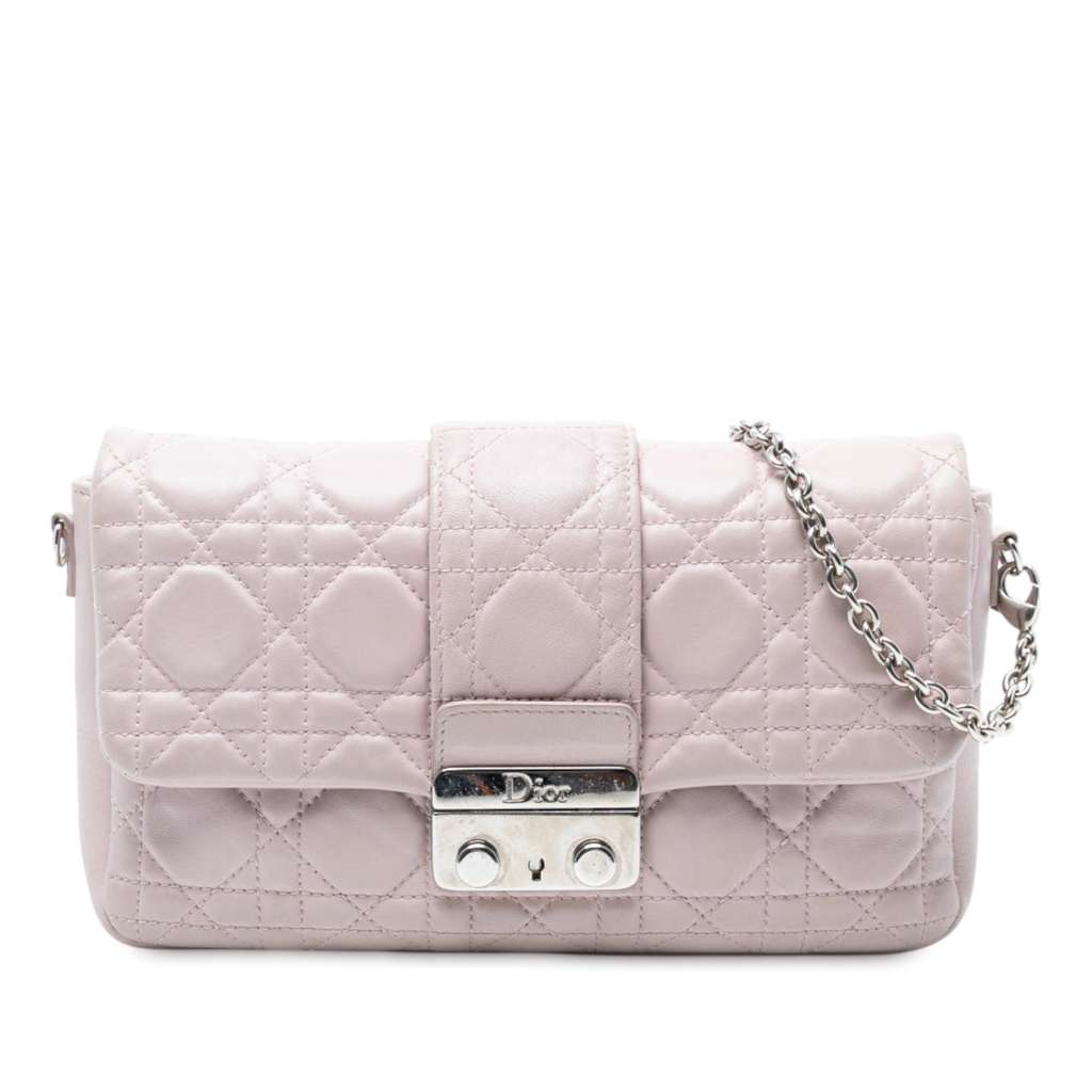 Dior Lambskin Cannage Miss Dior Promenade Flap