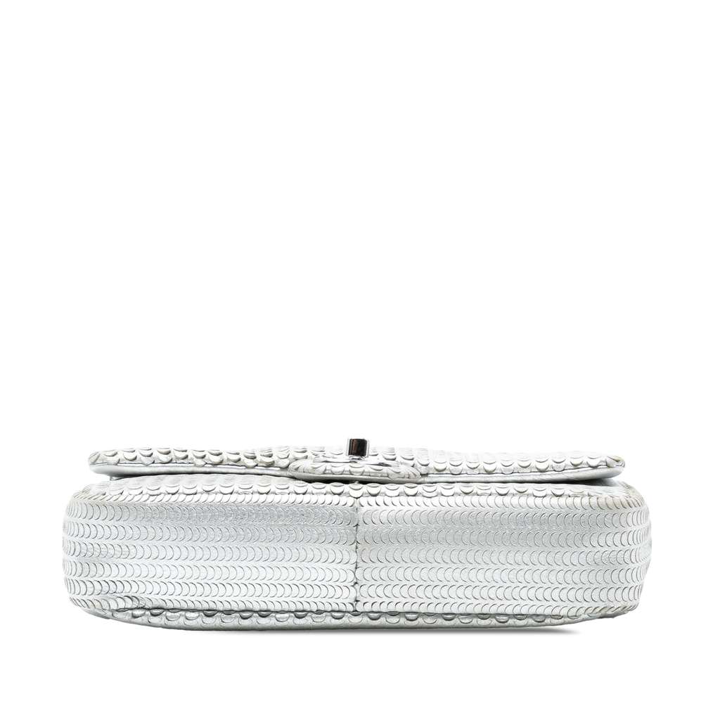 Chanel Small Metallic Lambskin Laser Cut Flap - 3