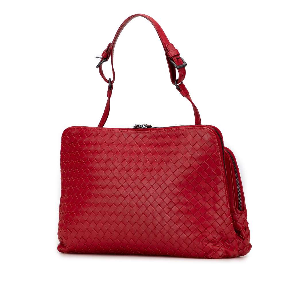 Bottega Veneta Nappa Intrecciato Shoulder Bag - 2