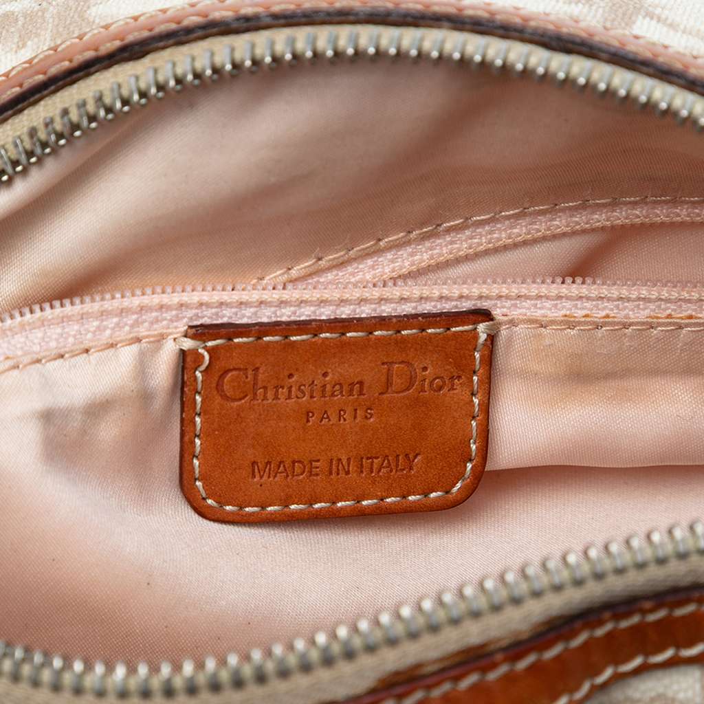 Dior Diorissimo Trotter Coated Canvas Romantique Handbag - 5