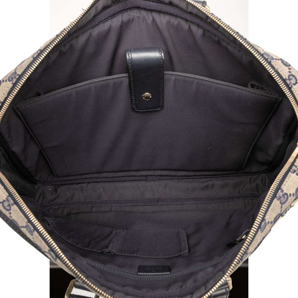 Gucci GG Canvas Web Briefcase - 4