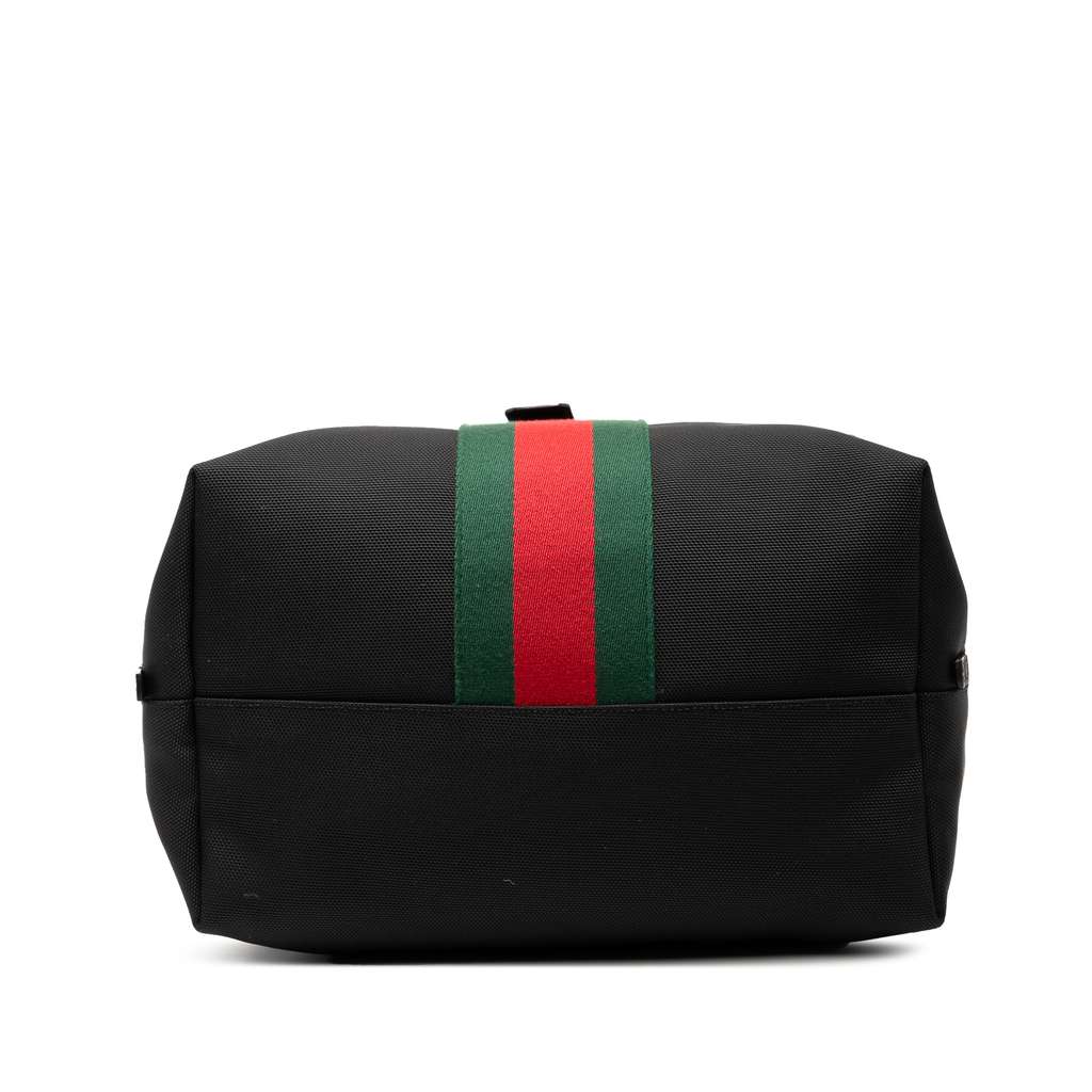 Gucci Canvas Techno Web Fold Over Backpack - 3