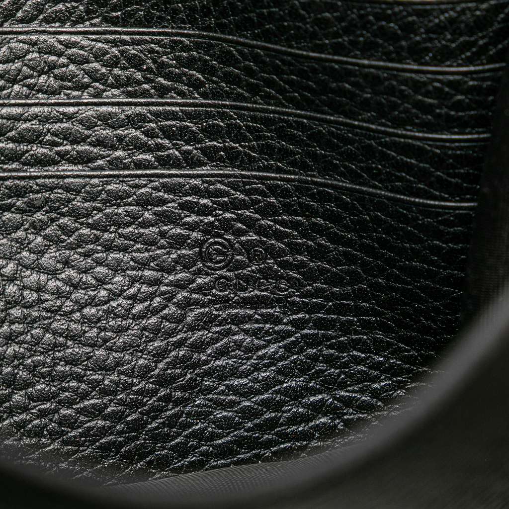 Gucci Leather Interlocking G Dollar Wallet on Chain - 5