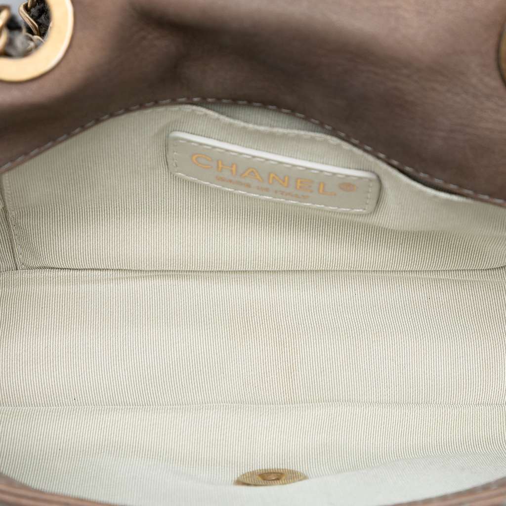 Chanel Small Quilted Lambskin and Tweed Chain Flap - 4