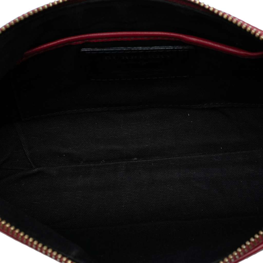 Burberry House Check Canvas Abindon Convertible Clutch - 4