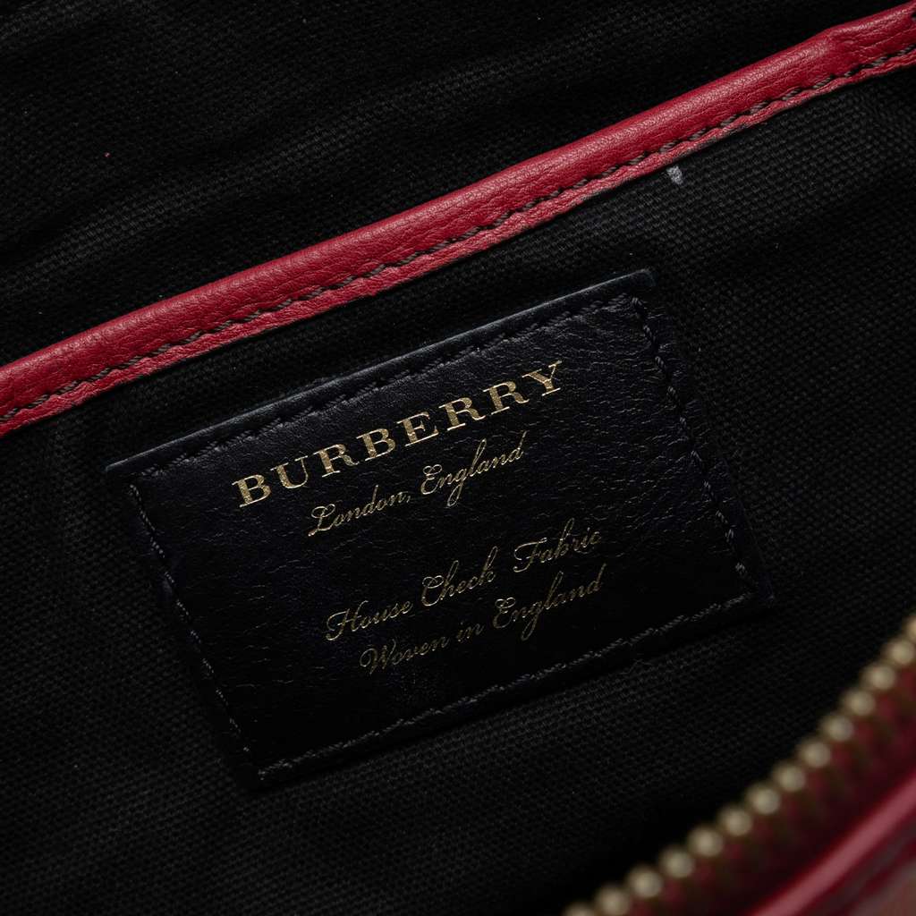 Burberry House Check Canvas Abindon Convertible Clutch - 5