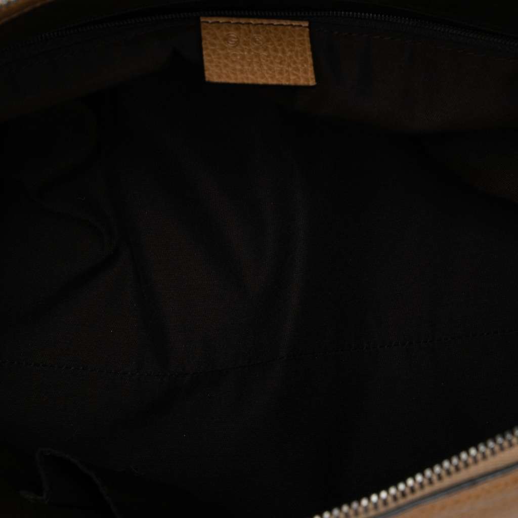 Gucci Leather GG Charm Dome Satchel - 4