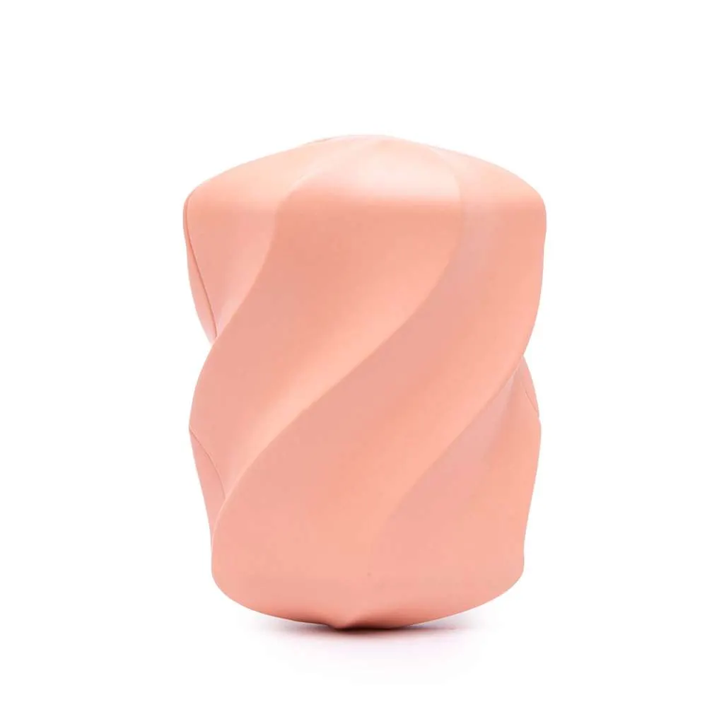 Bottega Veneta Calfskin The Whirl Clutch Pink Leather Good - Front View
