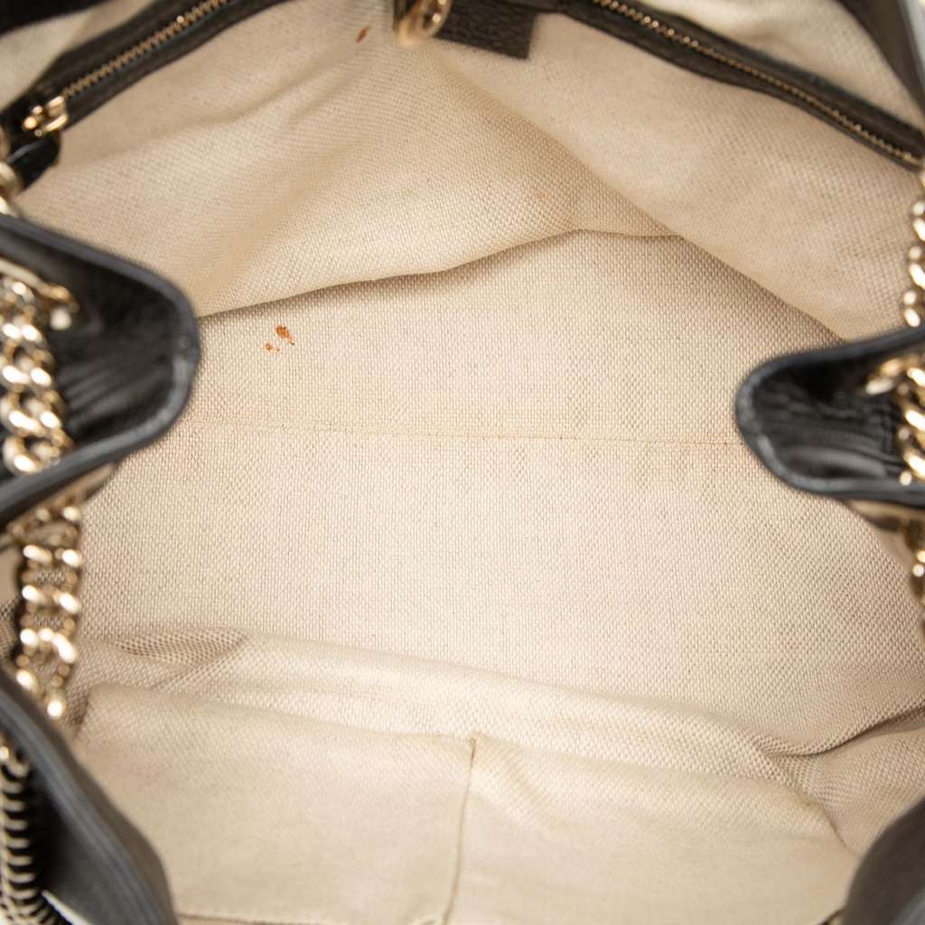 Gucci Medium Leather Soho Chain Tote - 4