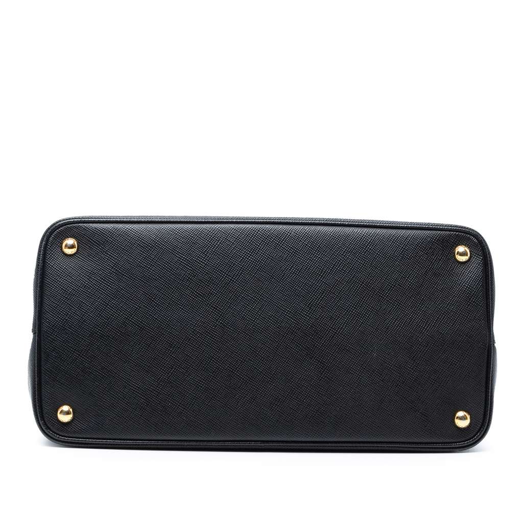 Prada Large Saffiano Cuir Double Satchel - 3