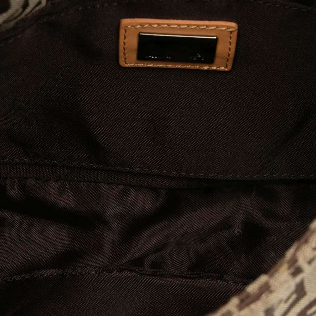 Fendi Zucchino Canvas Shoulder Bag - 4