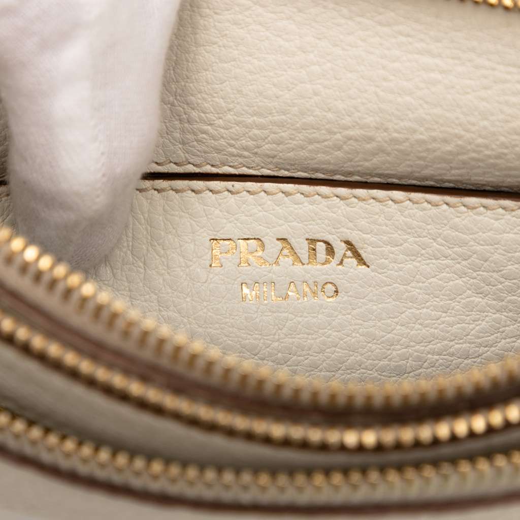 Prada Vitello Daino Double Zip Crossbody - 5