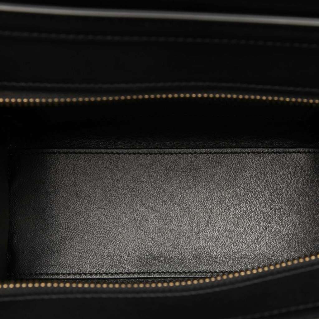 Celine Nano Tricolor Nubuck and Drummed Calfskin Luggage Tote - 4