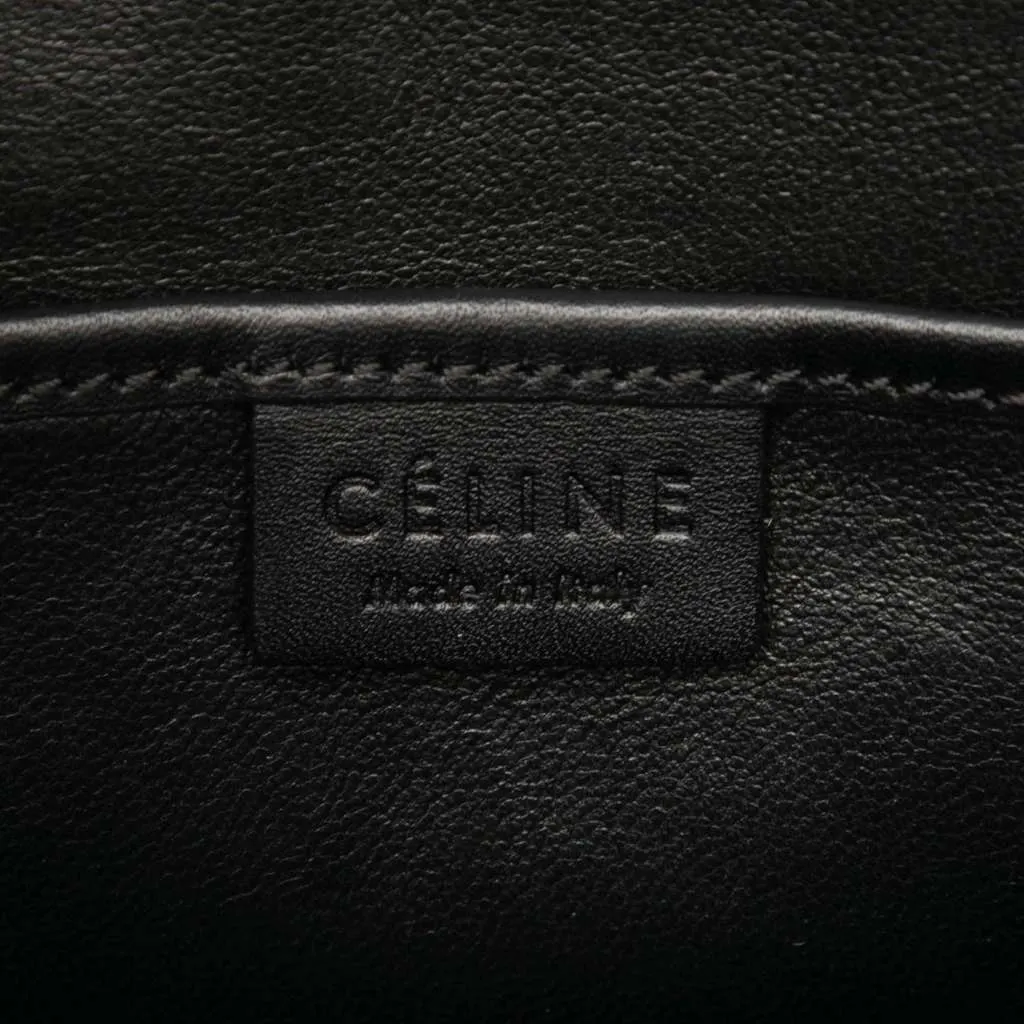 Celine Nano Tricolor Nubuck and Drummed Calfskin Luggage Tote Brown Leather Good - Box View